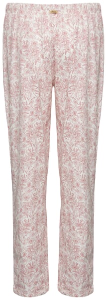 Women's Patterned Pajama Pants Copper-Coloured