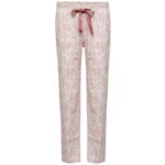 Damen-Pyjamahose gemustert Kupferfarben