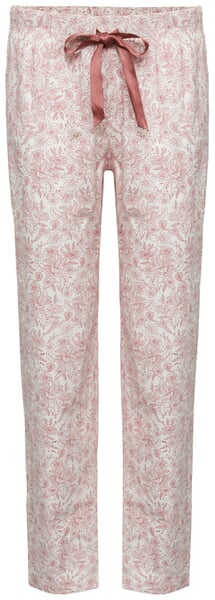 Women's Patterned Pajama Pants Copper-Coloured