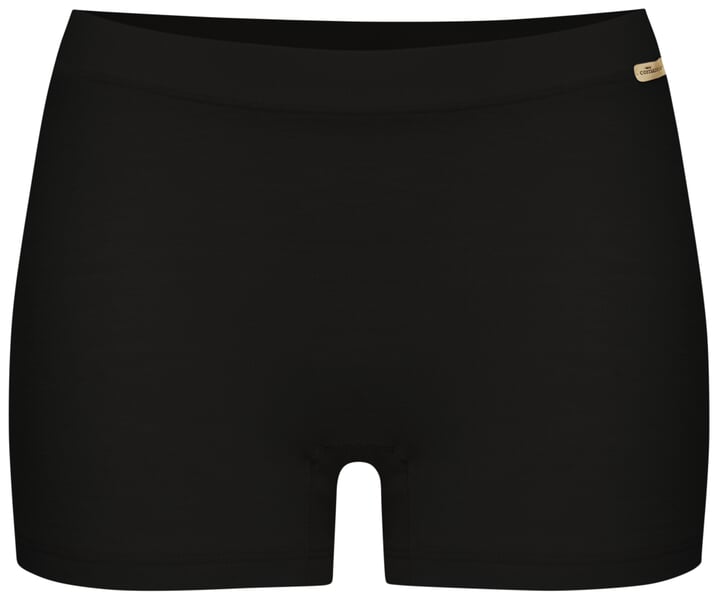 Damenpanty Wolle-Seide Schwarz