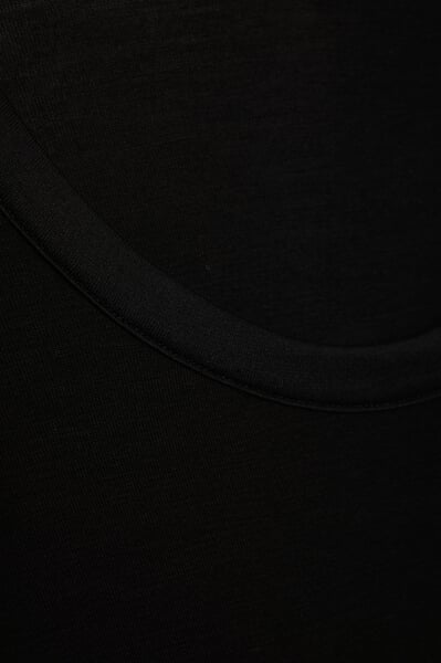 Damen-Langarmshirt Wolle-Seide Schwarz, Fertigungssprozess