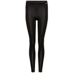 Leggings da donna in lana e seta Nero