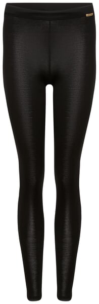 Leggings pour femmes en laine et soie Noir