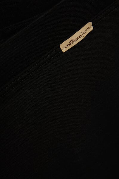 Damen-Leggings Wolle-Seide Schwarz, Fertigungssprozess