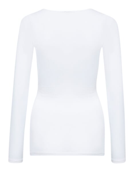 Maglietta da donna a maniche lunghe Bianco