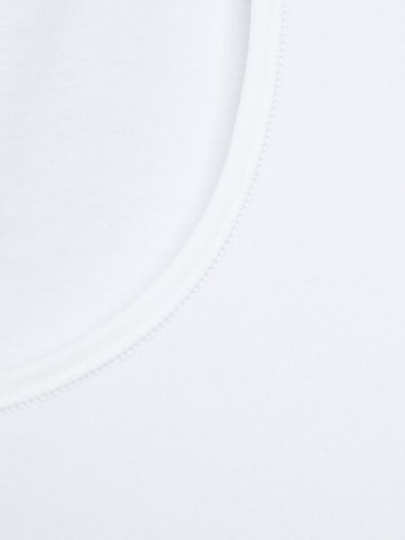 T-shirt à manches longues pour femme Blanc, procédé de fabrication