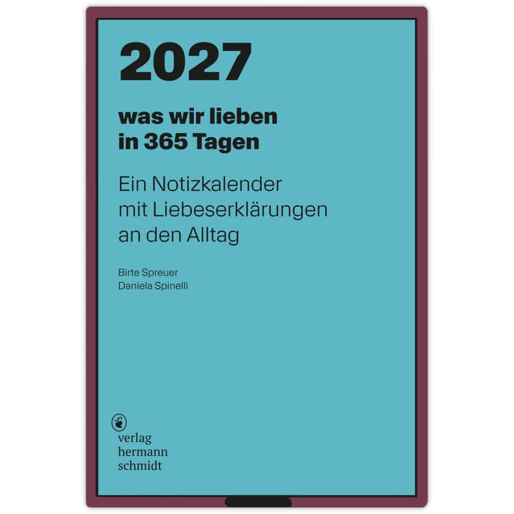 Notitieagenda: wat we leuk vinden in 365 dagen