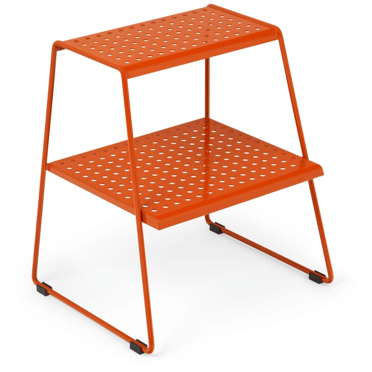 Tabouret d'appoint Steiger, RAL 2001 Orangé rouge