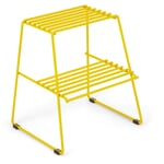 Taburete de escalera Steiger". RAL 1023 Amarillo tráfico