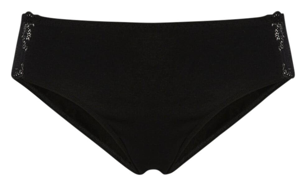 Damenslip Spitze Schwarz