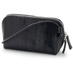 Lederhandtasche geflochten, dunkelblau