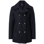 Bretonse kaban-jas voor dames Navy
