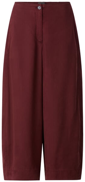 Pantalon en tissu pour femme Bordeaux