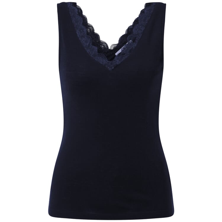 Top da donna con pizzo