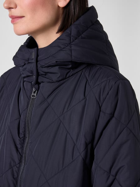 Manteau matelassé pour femme Bleu nuit, vue détaillée