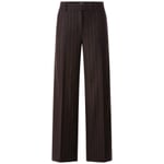 Damesbroek met krijtstrepen Bruin