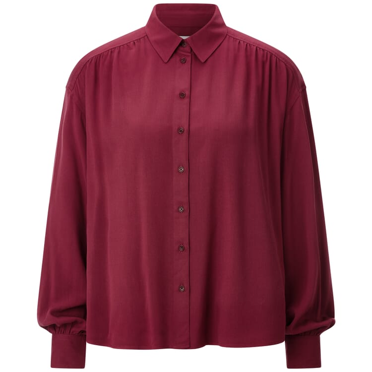 Women's Viscose Blouse, Wine red