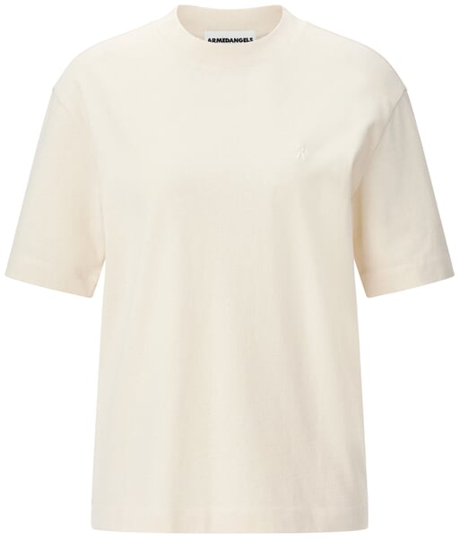 T-shirt à manches courtes pour femme Blanc naturel