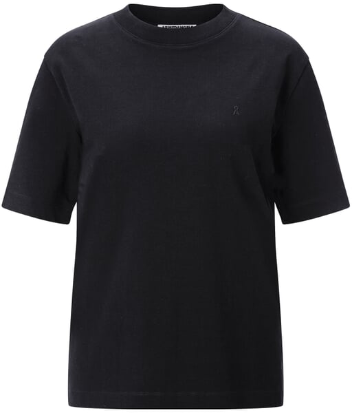 Damen-Kurzarmshirt Schwarz