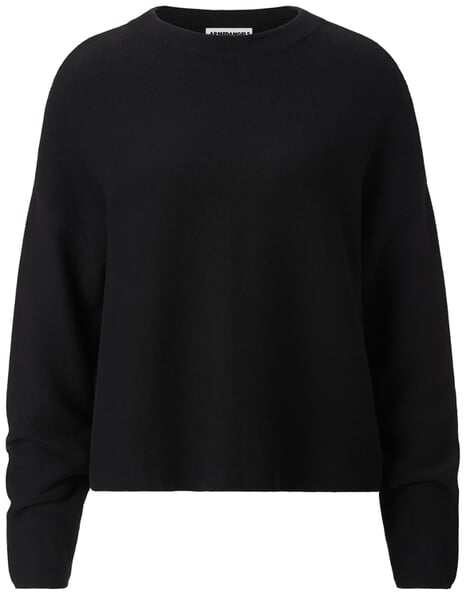 Damen-Strickpullover Schwarz