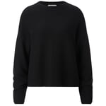 Damen-Strickpullover Schwarz