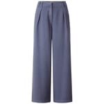 Pantalones de mujer con pliegues de Lyocell Azul grisáceo