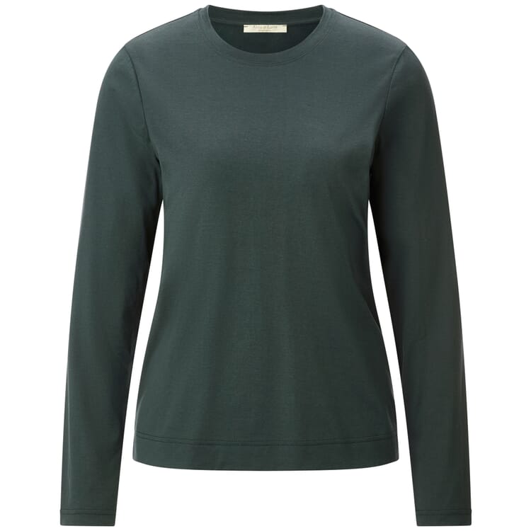 Women's Long-Sleeve Shirt, Petrol