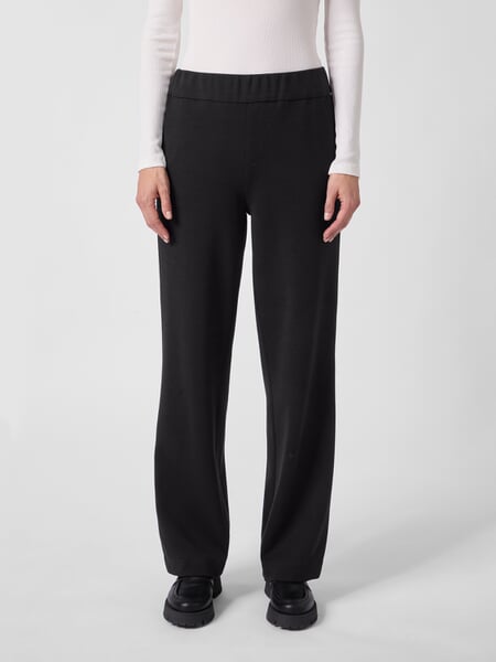 Damen-Wollhose Schwarz, Tragebild