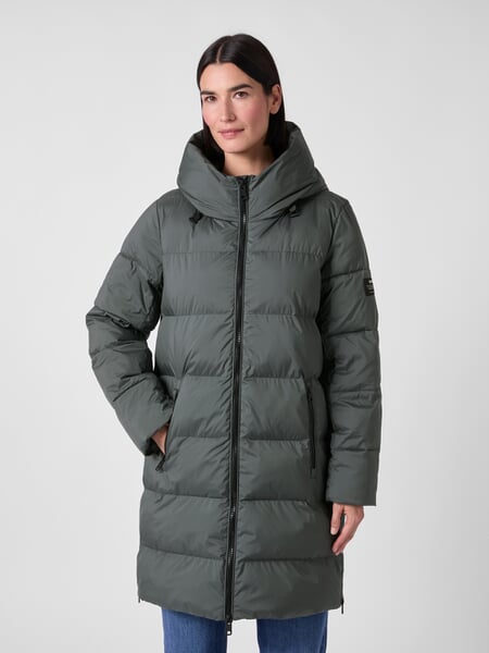 Manteau pour femme PrimaLoft® Pétrole, présenté sur un modèle