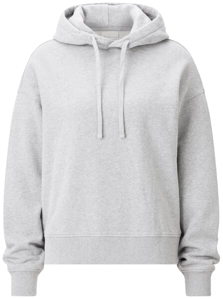 Sudadera con capucha para mujer Gris claro jaspeado