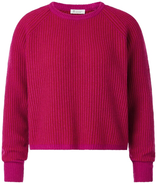 Damen-Strickpullover Kaschmir Pink-Rot