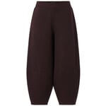 Damen-Stoffhose Lyocell Braun