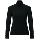 Dames-trui met col Zwart