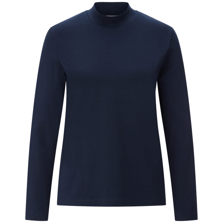 Maglietta da donna a maniche lunghe con collo alto