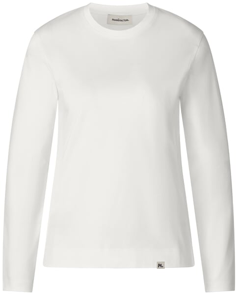 Women’s Long-Sleeve Interlock T-Shirt Ecru