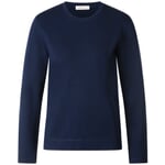 Camiseta de manga larga para mujer de interlock Azul marino
