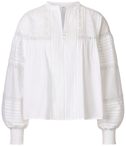 Women's Blouse with Embroidery White