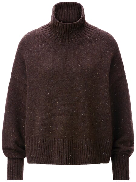 Pull femme oversize Marron Donegal