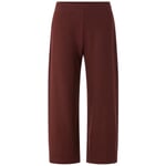 Pantaloni da donna in lana e cotone Marrone