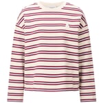 Sudadera de mujer a rayas Rojo-azul