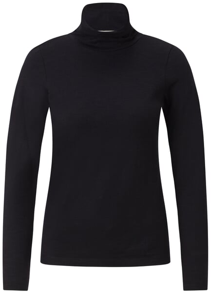 Dames-shirt met lange mouwen Zwart