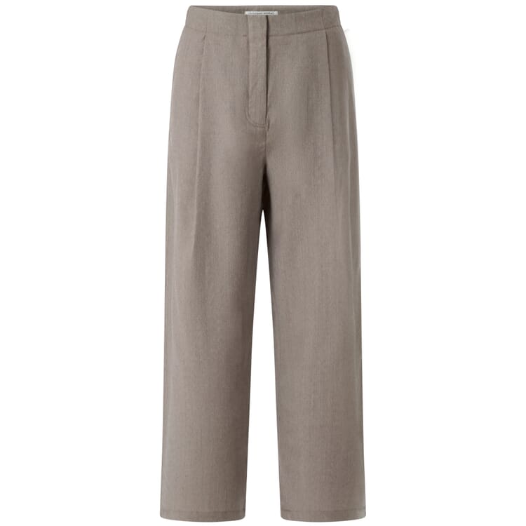 Pantalon en laine chiné pour femme