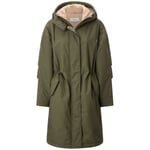 Parka pour femme en peluche Teddy Olive