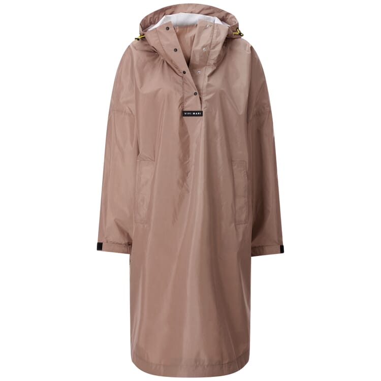 Cape de pluie unisexe, Marron clair