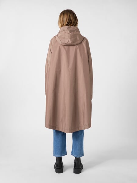 Unisex-Regencape Hellbraun, Tragebild