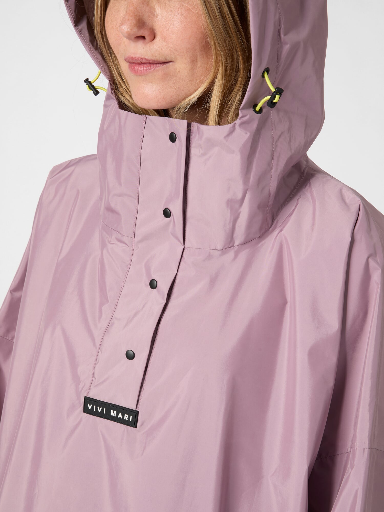 Unisex Rain Cape, Mauve | Manufactum