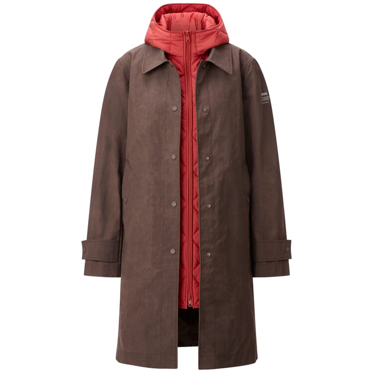 Women's 2-in-1 Trench Coat with Vest
