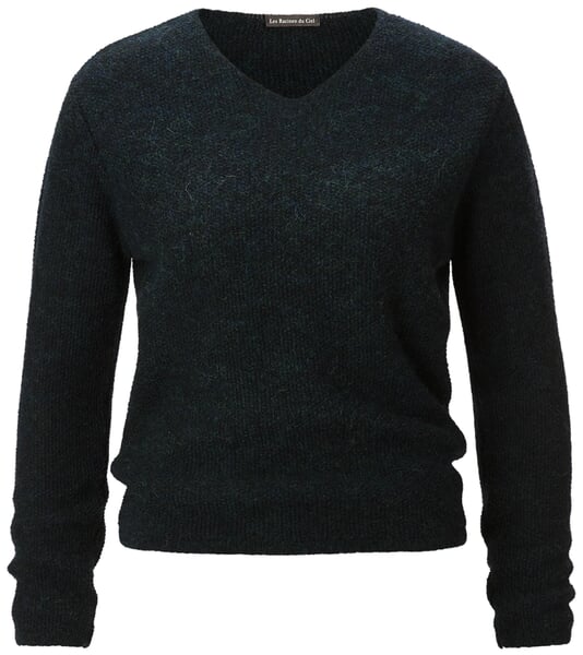 Damenstrickpullover Babyalpaka Grün