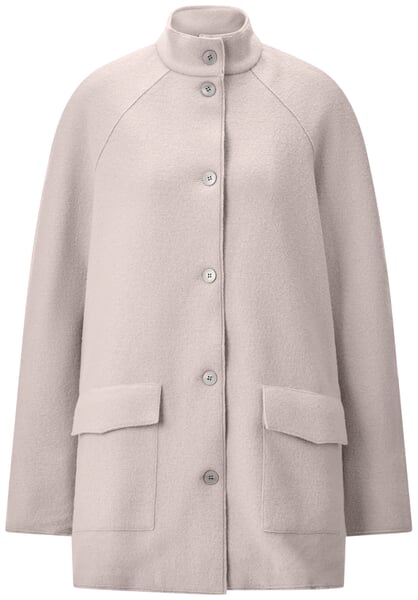 Damen-Wollmantel Creme