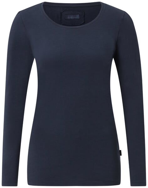 Damen-Langarmshirt Dunkelblau